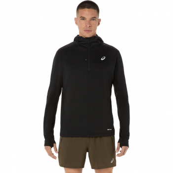 Толстовка ASICS ROAD WINTER LS HOODIE M черный c-2011D359-001