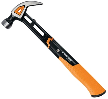 Молоток Fiskars IsoCore M з вигнутим кігтем 1027202 (6411501701206) 