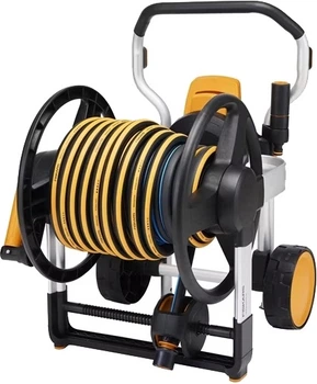 Ręczna zwijarka Fiskars XL z wężem i zestawem akcesoriów (1062256)