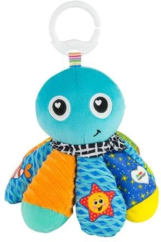 М'яка іграшка-підвіска Lamaze Восьминіг з пискавкою та дзеркальцем (L27514) (796714275147)