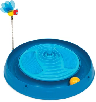 Zabawka dla kotów Catit 3w1 okrągły labirynt z piłeczką i masażerem 30162 (022517430019)