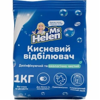 Кисневий відбілювач Ms.Helen Дезинфікуючий та концентрований - 1 kg