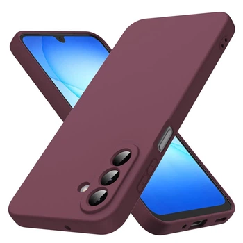 Чехол Fiji Full Soft Premium для Samsung Galaxy A26 5G (A266) противоударный бампер с микрофиброй Bordo