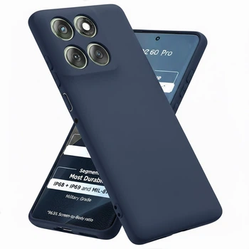 Чехол Fiji Full Soft Premium для Motorola Edge 60 Pro противоударный бампер с микрофиброй Dark Blue