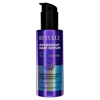Ультра-увлажняющая Revuele Overnight Hair Serum 8H ночная сыворотка для волос 150 мл