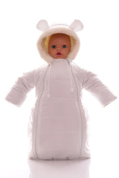 Конверт на меху Babykroha белый 68 см (54643)