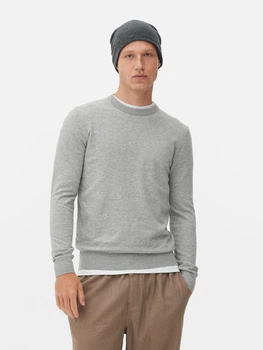 Джемпер Primark сірий меланж BELWX640 XS