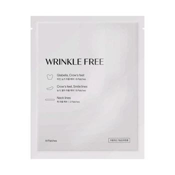 Патчи для уменьшения морщин с гиалуроновой кислотой и пептидами ACROPASS Wrinkle Free (5×14 патчей)