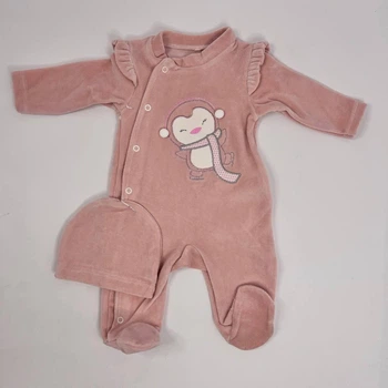 Чоловічок Pera bebe пудровий 56см (12102)