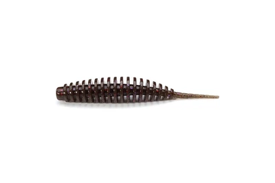 Силікон FishUP Tanta 1.5"/ 10шт, колір: 050 Green Pumpkin Brown/Red & Purple (4307502050)