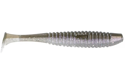 Силикон Angry Baits Shiner 4" (4шт/уп), цвет: 55 Rainbow Trout UV (4332006011)