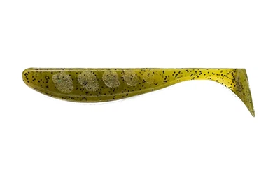Силікон FishUP Wizzle Shad 3" (8шт/уп), колір: 074 - Green Pumpkin Seed (4307524074)