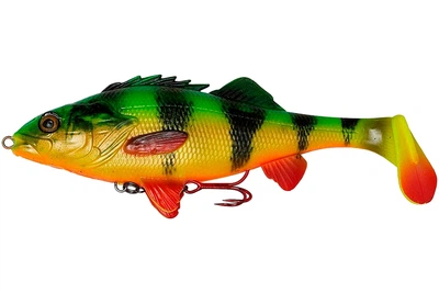 Силікон Savage Gear 4D Perch Shad SS 17.5см 67.0г, колір: 02 Firetiger (4314006001)