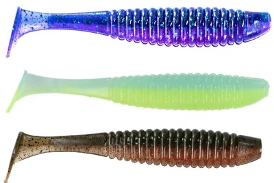 Силикон Angry Baits Shiner 3" (6шт/уп), цвет: 44 AB MIX8 (4332005016)