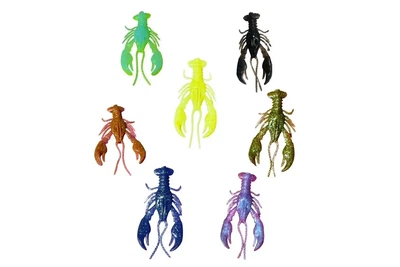Силикон Angry Baits Kraken 2" (7шт/уп), цвет: MIX29 UV (4332001010)