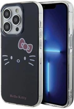 Панель Hello Kitty IML Kitty Face для Apple iPhone 14 Pro Max Black (HKHCP14XHKHLK)