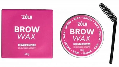Воск для бровей (50 г) Zola Brow Wax для фиксации формы, с эффектом ламинирования