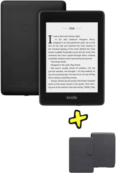 Електронна книга Amazon Kindle Paperwhite 10th Gen 8GB HD-екран Підсвітка Black + Подарунок чохол Kindle