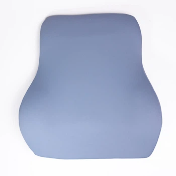 Подушка для спини Minimal блакитний Memory Foam ортопедична S-подібний вигин поперековий відділ хребет офіс подорожі комфорт анатомічна опора для попереку та спини при сидячій роботі автомобілі