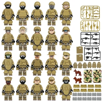 Набор фигурок человечков военные 20 шт "Штурмовой отряд" figures sets special forces 20pcs M8022