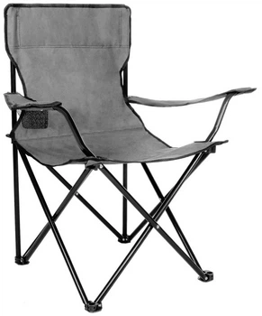 Krzesło turystyczne składane wędkarskie Springos CS0002 szare (5907719406206)