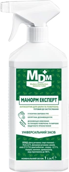 Средство дезинфекционное MDM Манорм Эксперт для рук с распылителем 1 л (4820136731588)