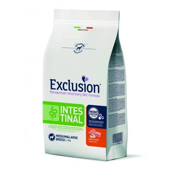 Exclusion Intestinal Medium&Large Breed зі свининою для середніх та великих порід собак з порушенням травлення 12 кг