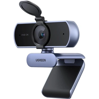 Веб-камера Ugreen CM717 2K webcam USB-A автофокус Grey (25442)