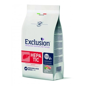 Exclusion Hepatic Medium&Large Breed зі свининою для середніх та великих порід собак із печінковою недостатністю 2 кг