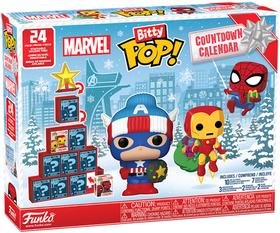 Kalendarz adwentowy Funko Pop! Bitty Pop Marvel Świąteczny 87003 (889698870016)