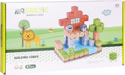 Klocki magnetyczne ModernHome by Multistore 87 elementów HC713654 (5905817008469)