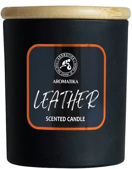 Ароматическая свеча "Кожа" - Aromatika Leather Scented Candle 200g (1323283-1467766-2)