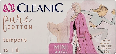 Тампоны, 16 шт - Cleanic Pure Cotton Mini 16шт (1338829-1725131880-2)