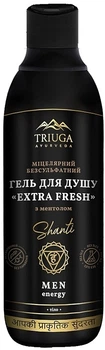 Мицеллярный безсульфатный гель для душа с ментолом - Triuga Shanti Men Enerdy Extra Fresh 550ml (1337069-32647221-2)