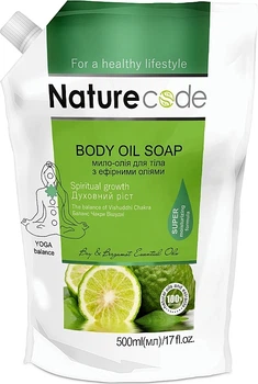 Мыло-масло для тела "Духовный рост" (дой-пак) - Nature Code Body Oil Soap 500ml (1339182-824743633-2)