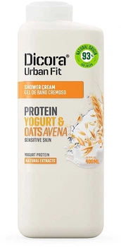 Кремовый гель для душа "Протеиновый йогурт и овсянка" - Dicora Urban Fit Shower Cream Protein Yogurt & Oats Avena 825ml (1170651-1904266169-2)