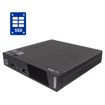 Неттоп Б-клас Lenovo ThinkCentre M93p Tiny USFF / Intel Pentium G3240T (2 ядра по 2.7 GHz) / 8 GB DDR3 / 128 GB SSD / Intel HD Graphics б/в