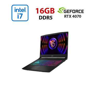 Игровой ноутбук MSI Katana 15 B12VGK / 15.6" (1920x1080) IPS / Intel Core i7-12650H (10 (16) ядер по 3.5 - 4.7 GHz) / 16 GB DDR5 / 960 GB SSD NVMe / nVidia GeForce RTX 4070, 8 GB GDDR6, 128-bit / WebCam б/у