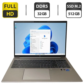 Мобільна робоча станція класу B HP ZBook Firefly 16 G9 / 16" (1920x1200) IPS / Intel Core i7-1260P (12 (16) ядер по 3,4 - 4,7 ГГц) / 32 ГБ DDR5 / 512 ГБ SSD M.2 / Intel Iris Xe Graphics / Веб-камера / Сканер відбитків пальців б/в