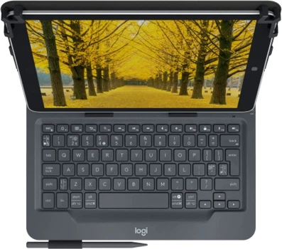 Etui z klawiaturą Logitech Universal Folio do tabletu 9-10" Graphite (920-008341)