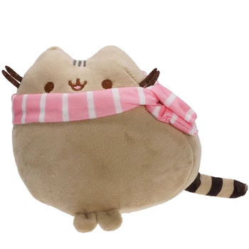 Іграшка Пушин кет з шарфом Pusheen cat м'яка іграшка для дітей (арт 15076)
