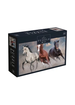 Пазли INTERDRUK тришарові Horses 1, 1000 шт. (384966) 5902277384966