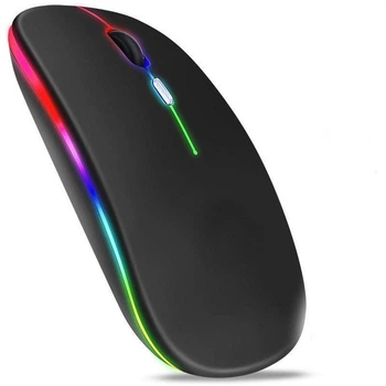 Компьютерная мышь с Bluetooth модулем и подсветкой RGB черная