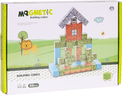 Klocki magnetyczne ModernHome by Multistore 88 elementów HC737473 (5905817008414)