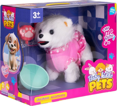 Piesek intaraktywny ModernHome by Multistore na smyczy chodzi i merda ogonem HC750206 (5905817008513)