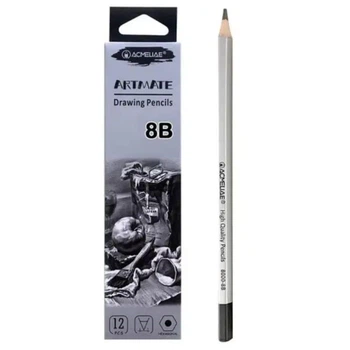 Карандаш графитный 8B Artmate 8000-8B