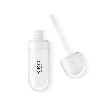 Бальзам-блиск для губ Kiko Milano Lip Volume №02 Transparent , збільшення об'єму, 6,5 мл