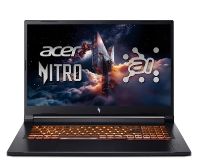 Ноутбук Acer Nitro V17 AI Ryzen 5-240/16GB/512 RTX5060 (NH.QYVEP.003)