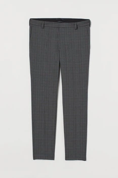 Штани Skinny класичні з кишенями для чоловіка H&M 0843465-005 36(S) сірий