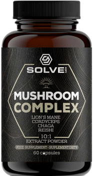 Suplement diety Solve Labs Mushroom Complex 60 kapsułek (5903293767832)